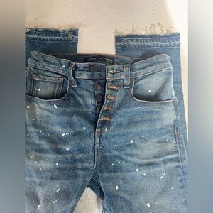 Veronica Beard Paint Splattered Jeans